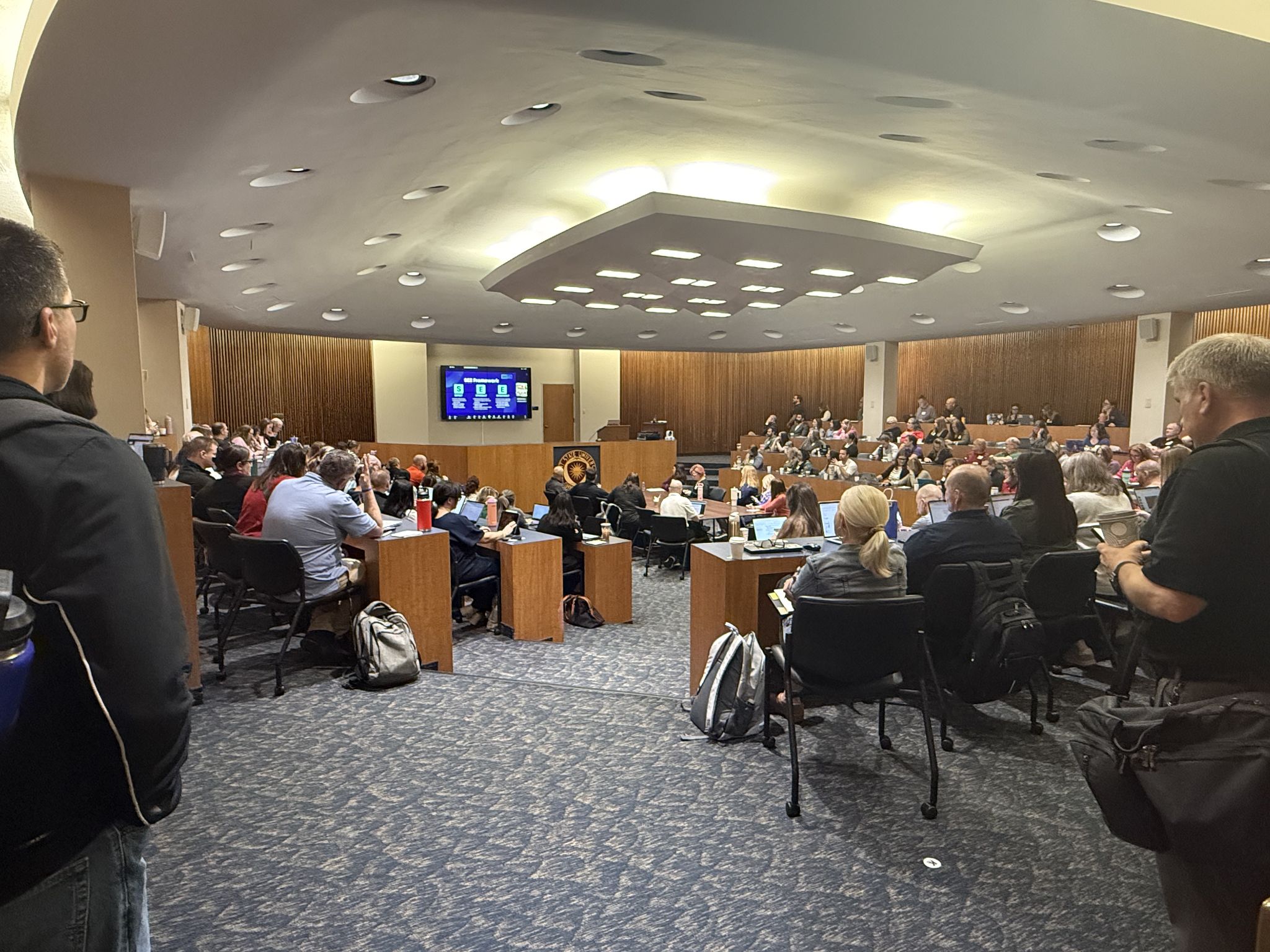 Audience at a conference
